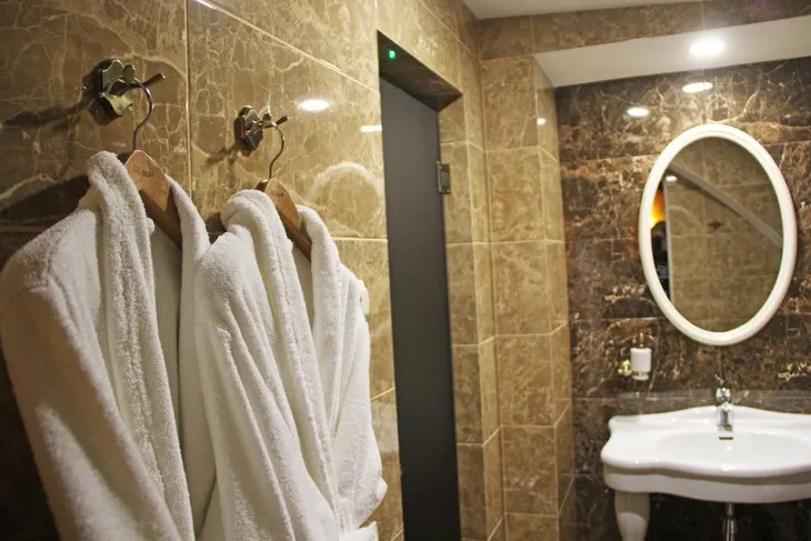 Ванна в отеле  "Genesis Hotel" в Питере 