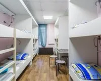 Кровать в общем 8-местном номере. Хостел Хостел 1 на Электрозаводской Москва