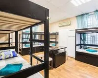 Кровать в общем 12-местном номере. Хостел Хостел 1 на Электрозаводской Москва