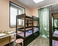 Кровать в общем 4-местном номере. Хостел Хостел 1 на Преображенской Москва