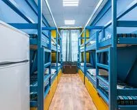 Кровать в общем 8-местном номере. Хостел Хостел 1 на Кожуховской Москва