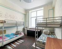 Кровать в общем 8-местном номере. Хостел Хостел Кампус 312 Москва