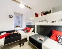 Трехместный номер. Мини-отель Мини-отель piter-loft.ru Санкт-Петербург
