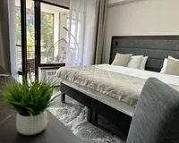 Двухместный номер с 1 кроватью и балконом. Отель Отель Горский Дом курортный посёлок Домбай