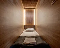 Кровать в общем 14-местном номере. Хостел Barch Capsule Hotel Санкт-Петербург