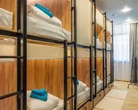 Кровать в общем 10-местном номере для женщин. Хостел Хостел HiLoft Hostel Сочи
