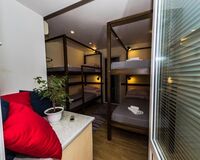 Кровать в общем 6-местном номере. Хостел Hostel MyWorld Пермь