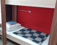 Кровать в общем 4-местном номере. Хостел Camin Hostel Пермь