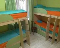 Кровать в общем 6-местном номере. Апарт-Отель Хостел City Life Тюмень