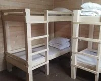 Кровать в общем 2-местном номере. Отель Рубеж село Ошта