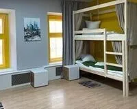 Кровать в общем 8-местном номере для женщин. Хостел Хостел Чижевское подворье Хостел и Номера Москва