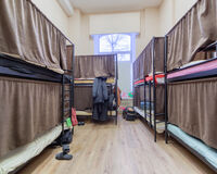 Кровать в общем 8-местном номере для мужчин. Хостел Хостел Rooms Premium Hostel Москва