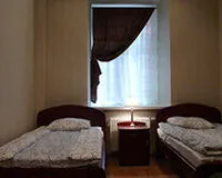 Двухместный номер с 2 кроватями, душем и туалетом. Отель Отель Прайд ГД Санкт-Петербург
