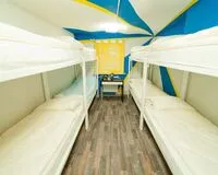 Кровать в общем 8-местном номере для женщин. Хостел Хостел Hostel Cinema Санкт-Петербург