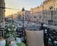 Четырехместный номер с балконом. Мини-отель Мини-отель Премьера на Невском Санкт-Петербург