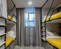 Кровать в общем 8-местном номере для женщин. Хостел Poshtel Vdali Екатеринбург