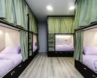Кровать в общем 10-местном номере. Хостел Хостел Ostanovka Hostel Москва