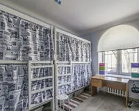 Кровать в общем 8-местном номере для мужчин. Хостел Хостел Ленинская Слобода Москва