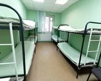 Кровать в общем 8-местном номере для мужчин. Хостел Общежитие Ковчег М44 Санкт-Петербург