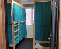 Кровать в общем 4-местном номере для мужчин. Гостевой дом Гостевой дом Отель Парк Елизово