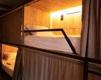Кровать в общем 12-местном номере. Хостел Хостел Linna hostel Выборг