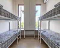 Кровать в общем 4-местном номере для мужчин. Хостел Хостел Мистер Хостел Москва