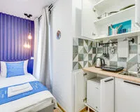 Одноместный номер. Апарт-Отель Апарт-Отель Travelto Telezhnaya Санкт-Петербург