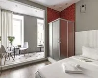 Двухместный номер с 1 кроватью и душем. Апарт-Отель Апарт-Отель ApartPage Nevsky Санкт-Петербург