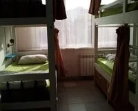 Кровать в общем 4-местном номере. Хостел Хостел Вежливый Лось на Юго-Восточной Москва
