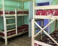 Кровать в общем 6-местном номере для мужчин. Хостел Хостел ХотелХот Бауманская Москва