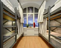 Кровать в общем 10-местном номере для мужчин. Хостел Хостел Yum Yum Москва