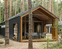 Дом/коттедж 1 спальня. База отдыха База отдыха Berloga Country Resort деревня Красный Огорок