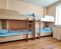 Кровать в общем 4-местном номере для мужчин. Хостел Хостел Банан Москва