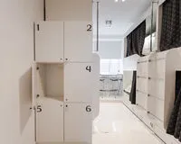 Кровать в общем 6-местном номере. Хостел Хостел H&Co Казань