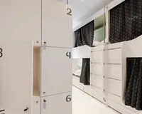 Кровать в общем 8-местном номере. Хостел Хостел H&Co Казань