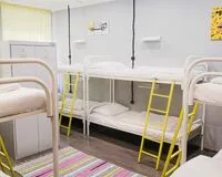 Кровать в общем 10-местном номере. Хостел Хостел Polezhaev Hostel Санкт-Петербург