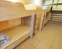 Кровать в общем 5-местном номере для мужчин. Хостел Хостел на Амурской Москва