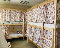 Кровать в общем 6-местном номере для женщин. Хостел Хостел Красная Москва Москва