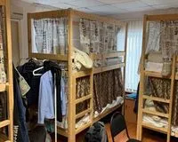 Кровать в общем 10-местном номере для мужчин. Хостел Хостел Красная Москва Москва