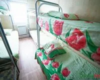 Кровать в общем 6-местном номере для женщин. Хостел Хостел ХотелХот Михайловская Слобода село Михайловская Слобода