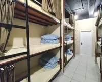 Кровать в общем 6-местном номере для женщин. Хостел Хостел Магония Москва