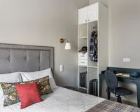 Двухместный номер с 1 кроватью, душем и туалетом. Отель Отель The Watson Hotel Москва