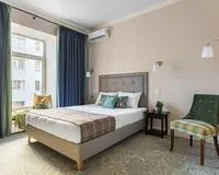 Двухместный номер с 1 кроватью, душем и туалетом. Отель Отель The Watson Hotel Москва