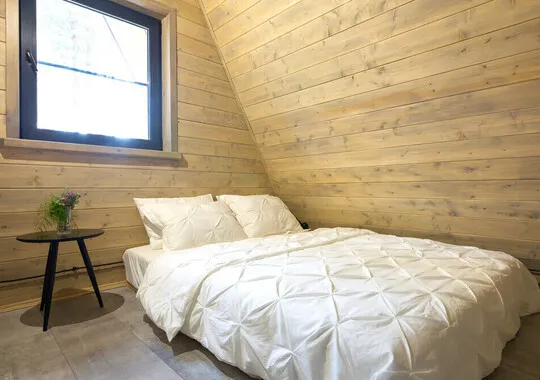 База отдыха База отдыха Les Holidays A-Frame №1 деревня Красный Огорок новый объект 5% скидка по промокоду!