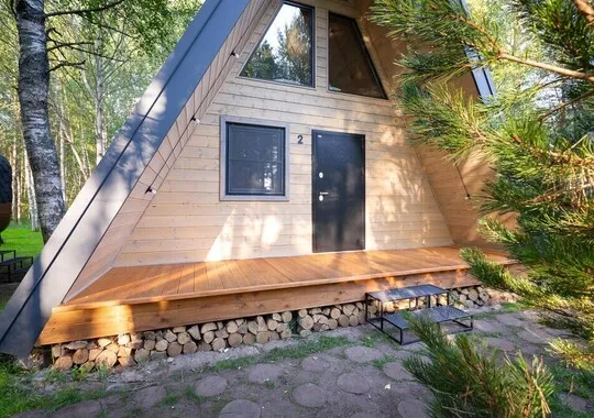 Глэмпинг Глэмпинг Les Holidays A-Frame №2 деревня Красный Огорок без звезд 5% скидка по промокоду!