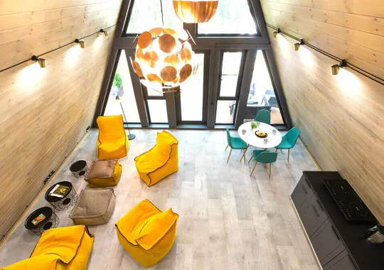 Глэмпинг Глэмпинг Les Holidays A-Frame №2 деревня Красный Огорок без звезд без отзывов 5% скидка по промокоду!