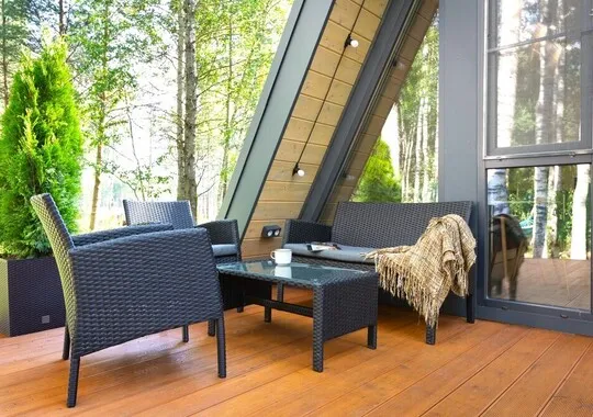 Глэмпинг Глэмпинг Les Holidays A-Frame №2 деревня Красный Огорок новый объект Забронируй по своей цене!