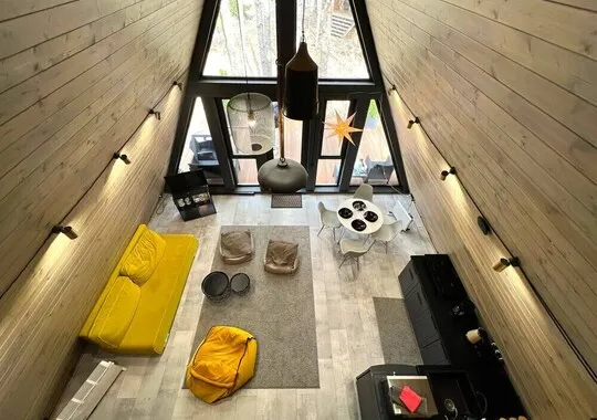 База отдыха База отдыха Les Holidays A-Frame №3 деревня Красный Огорок 5% скидка по промокоду!
