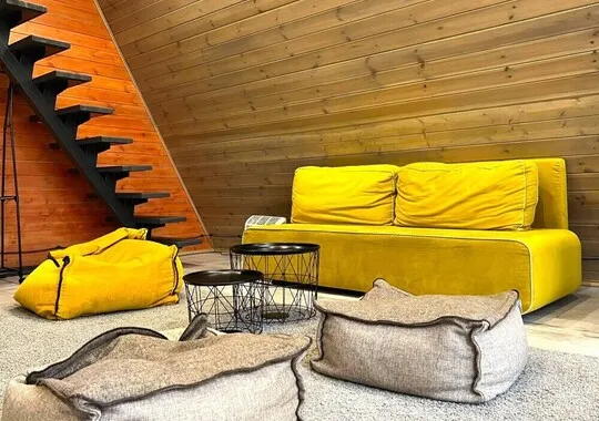 База отдыха База отдыха Les Holidays A-Frame №3 деревня Красный Огорок новый объект без отзывов Забронируй по своей цене!
