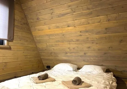 База отдыха База отдыха Les Holidays A-Frame №4 деревня Красный Огорок без звезд новый объект 5% скидка по промокоду!